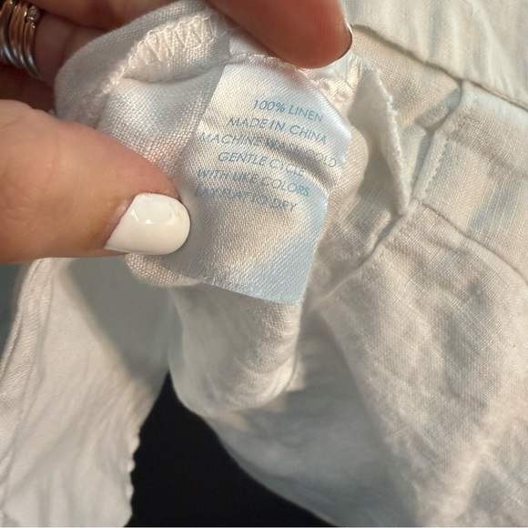 LAKE • Coco Cover-Up in White Linen • Medium - Picture 6 of 7